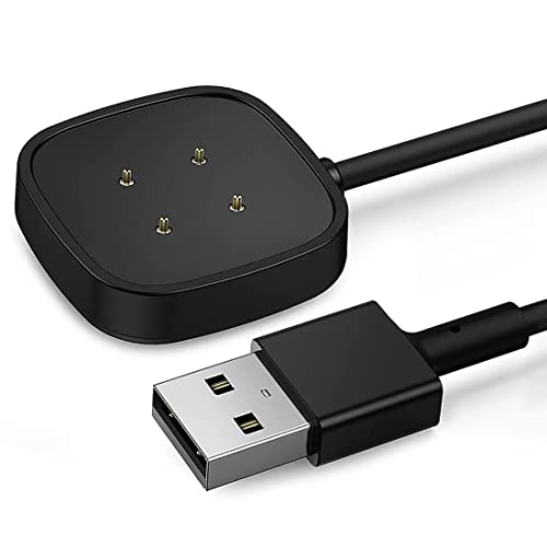 ZORBES Wireless Charger for Fitbit Sense and Versa 3 Smartwatch Charger Dock Compatible for Fitbit Sense and Versa 3 (Black, 1m) ZORBES Wireless Charger for Fitbit Sense and Versa 3 Smartwatch Charger Dock Compatible for Fitbit Sense and Versa 3 (Black, 1m)